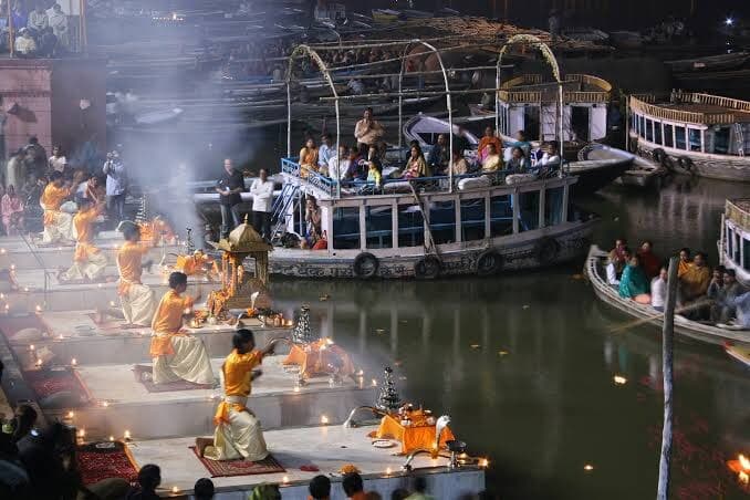 Ganga Aarti at Dashashwamedh Ghat